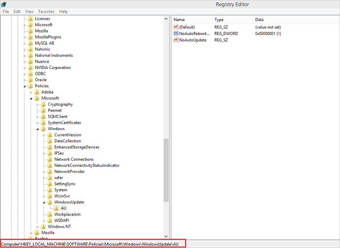 napraw kod błędu 0x800f0954 - Pomiń serwer WSUS 1