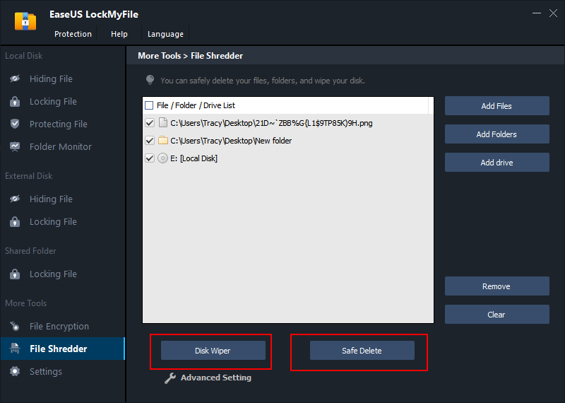 wymuś usunięcie oprogramowania folderu