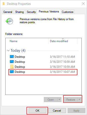 folders disappeared from windows desktop
