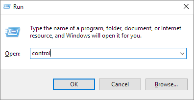 otwórz panel sterowania