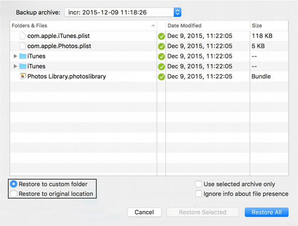 recover files from itunes