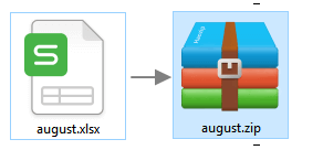zmień rozszerzenie programu Excel