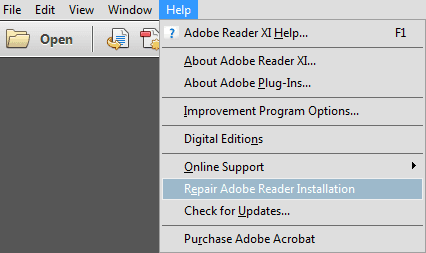 repair corrupted pdf adobe reader