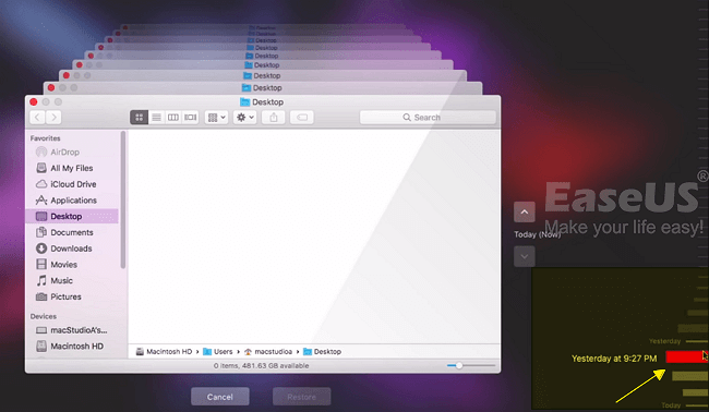 odzyskać zastąpiony plik na komputerze Mac