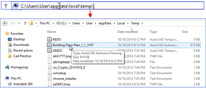 Otwórz folder autozapisu.