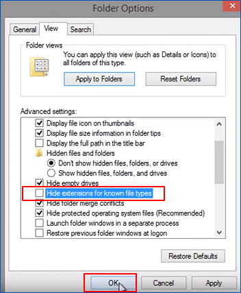 Odkryj rozszerzenia plików.