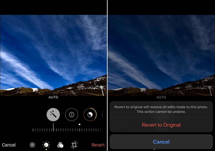 przywróć edytowane zdjęcie do oryginału na iPhonie