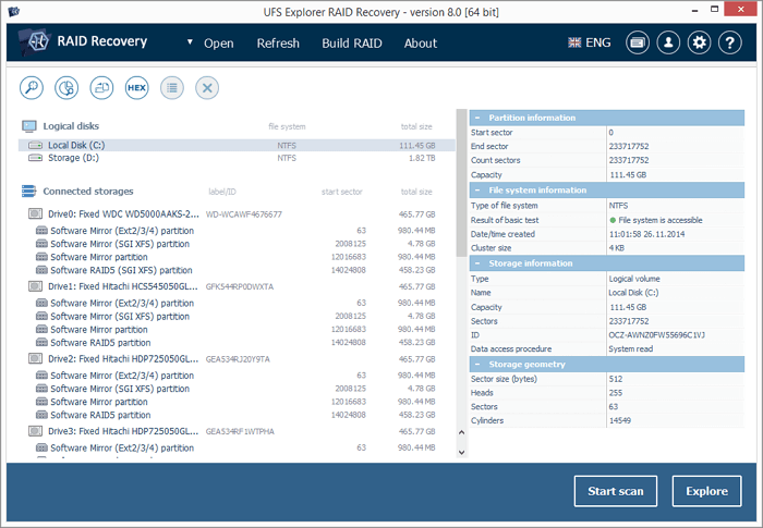 odzyskiwanie nalotu ufs