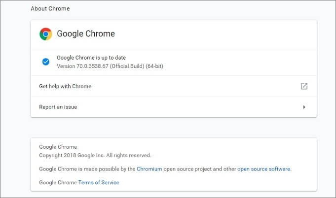 zaktualizuj przeglądarkę