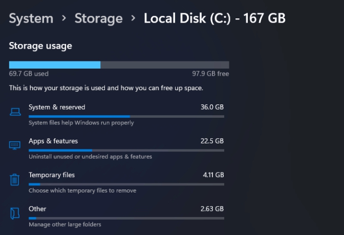 Rozmiar aktualizacji do systemu Windows 11 — przegląd