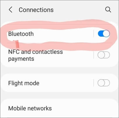 Włącz Bluetooth na Androidzie