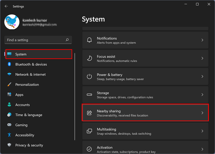Włącz Udostępnianie w pobliżu w Ustawieniach.
