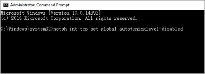 wpisz polecenie, aby przyspieszyć transfer