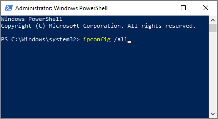 Bezpośrednie sprawdzenie powershell wifi