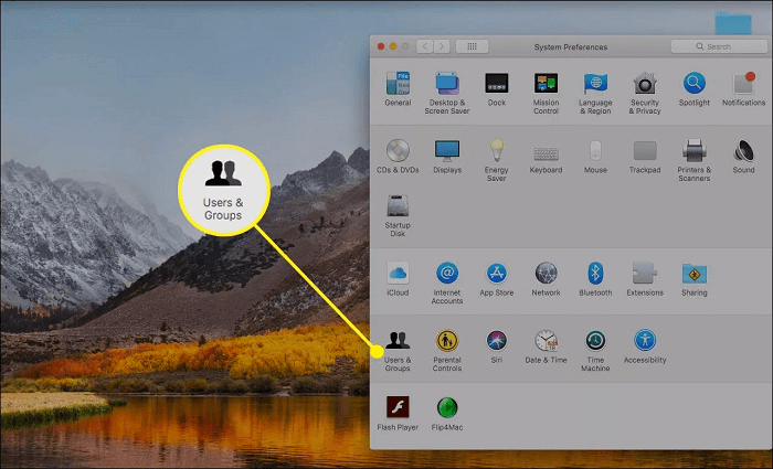 wybierz użytkowników i grupy