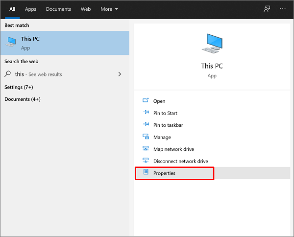 ten komputer właściwości