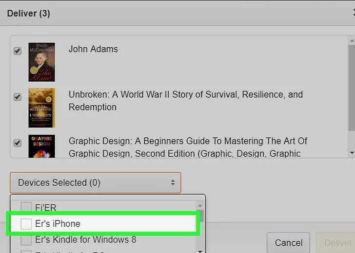 Wybierz urządzenie docelowe do przeniesienia