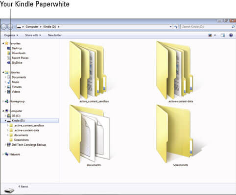 Zlokalizuj kindle na komputerze