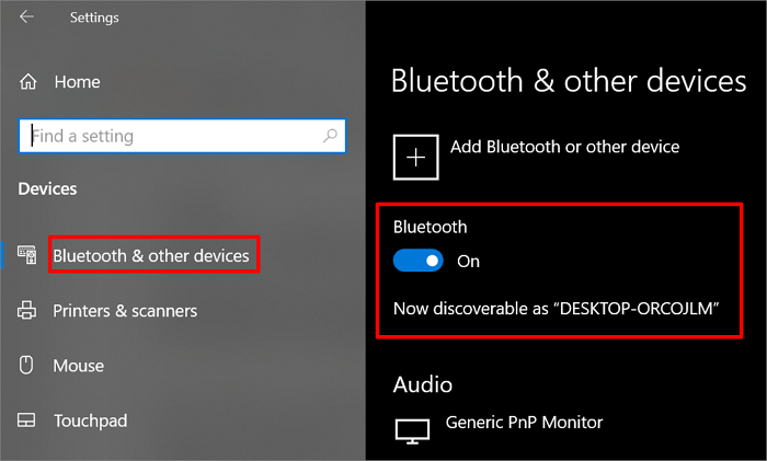 Włącz Bluetooth