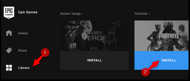 Odinstaluj aplikację Epic z oryginalnej lokalizacji