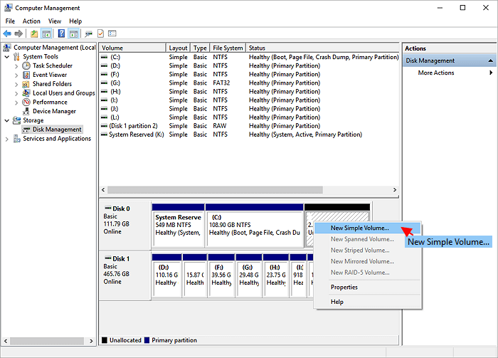 disk management