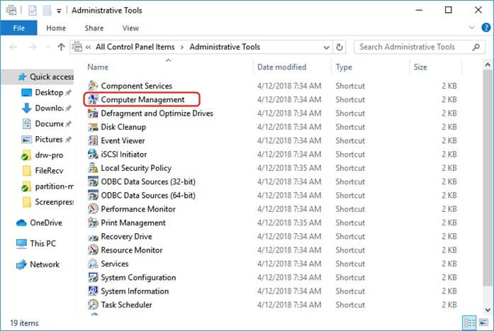 Open computer management