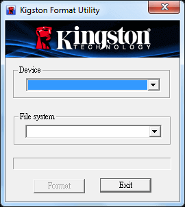 Image of Kinstong format utility