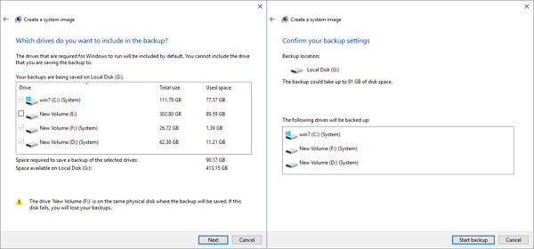 backup computer to usb 2