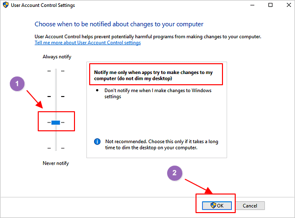 Turn off UAC or User Account Control to fix 'can't copy files without admin right' error.