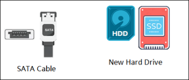 Zainstaluj nowy dysk twardy