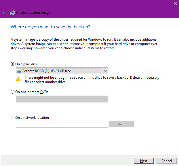 Zalecany jest wybór urządzenia zewnętrznego.
