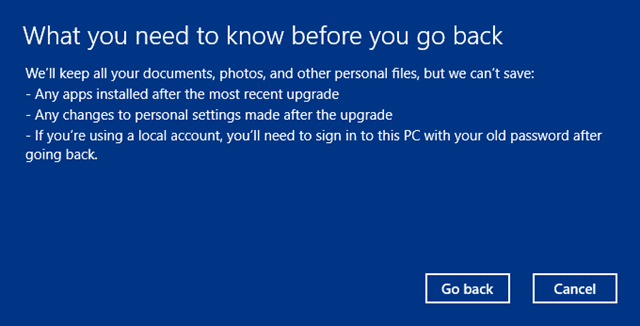 Niedobory narzędzia do przywracania systemu Windows 10.